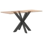 vidaXL Pied de table à manger en forme d'araignée  anthracite  85 x 85 x (72-73) cm  acier