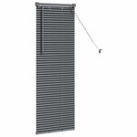 vidaXL Store de Fenêtre Gris foncé 80 x 130 cm Aluminium