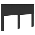 vidaXL Tête de lit Chêne noir 140 cm Bois d'ingénierie