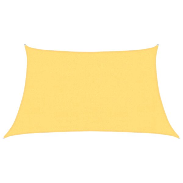 vidaXL Voile d'ombrage 160 g/m² Beige 3/4x2 m PEHD