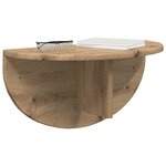 vidaXL Étagère Murale 2 Pièces Chêne artisanal 38 x 19 x 19 cm