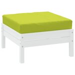 vidaXL Coussin de palette vert vif 60x60x9 5 cm tissu oxford