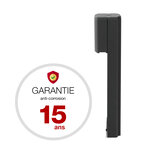 Console murale à visser soléa gris anthracite mat sablé ren 0206ms