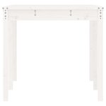 vidaXL Table de jardin blanc 159 5x82 5x76 cm bois massif de pin