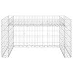 vidaXL Garage tondeuse à gazon lit surélevé 110x80x60 cm Fil en acier