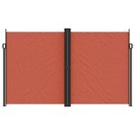 vidaXL Auvent latéral rétractable terre cuite 200x1000 cm