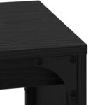 vidaXL Table basse gigogne 3 Pièces Chêne noir 60 x 35 x 56 cm