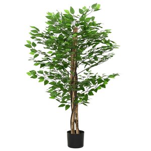 vidaXL Plante artificielle ficus 788 feuilles 120 cm vert