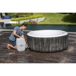Spa gonflable rond lay-z-spa bahamas airjet motif bois 2 a 4 personnes  180 x 66 cm