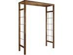 Pergola bois "ikebana" - 160 x 60 x 214 cm - teinté marron