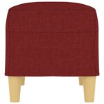 Banc banquette rouge bordeau x 70 x 35 x 41 cm tissu 02_0010587