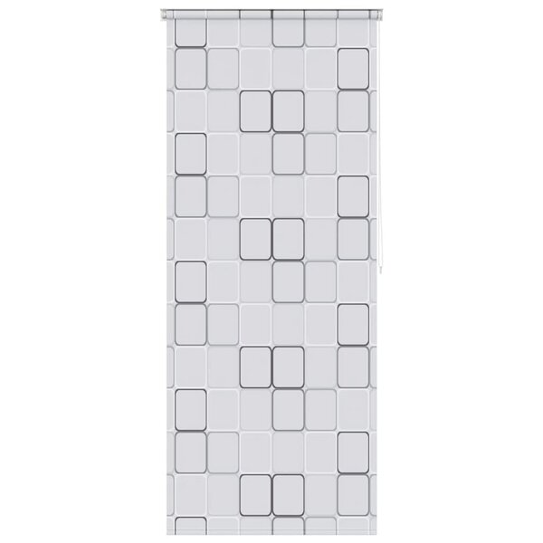 vidaXL Store roulant de douche 80x240 cm Carré