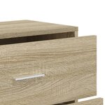 vidaXL Buffets 2 Pièces chêne sonoma 60x31x84 cm bois d'ingénierie