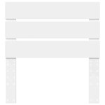 vidaXL Tête de lit Blanc 80 cm Bois d'ingénierie