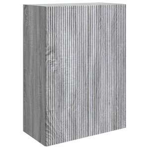 vidaXL Armoire Murale 66 x 34 5 x 90 cm Bois d'ingénierie Sonoma gris