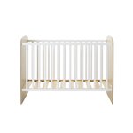 Lit bébé 70x140 cm - bois blanc