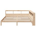 vidaXL Lit bibliothèque sans matelas 180x200 cm bois massif de pin