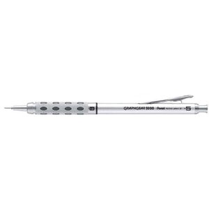 Portemines graphgear 1000 métal 0 5 mm argent/noir x 12 pentel