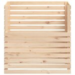 vidaXL Composteur 100x100x102 cm Bois massif de pin