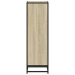 vidaXL Bibliothèque chêne sonoma 33 5x33x107 5 cm bois d'ingénierie