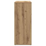 vidaXL Buffet chêne artisanal 60x30x75 cm bois d'ingénierie