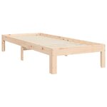 vidaXL Cadre de lit sans matelas 90x200 cm bois de pin massif