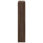 vidaXL Armoire murale chêne marron 80x15x80 cm bois d'ingénierie