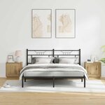 vidaXL Cabinet de chevet avec 2 Pièces chêne artisanal 44 x 34 5 x 45 cm