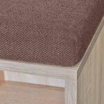 vidaXL Banc de rangement à chaussures 10 compartiments Couleur chêne