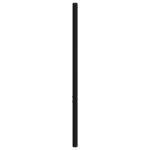 vidaXL Tête de lit métal noir 150 cm