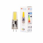 Ampoule led g4 2w 12v cob 360° - blanc chaud 2300k - 3500k - silamp