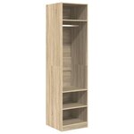 vidaXL Garde-robe Chêne sonoma 50x50x200 cm Bois d'ingénierie
