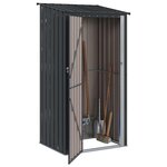 vidaXL Cabanons de jardin Anthracite 103 x 86 x 200 cm Métал