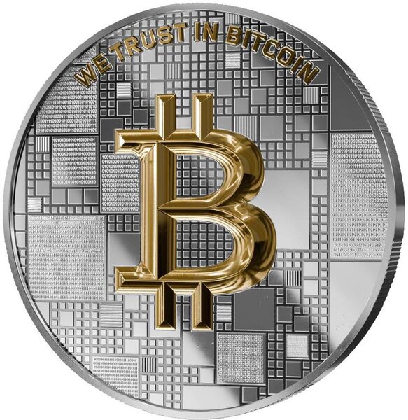 Pièce de monnaie en Argent 1000 Satoshi g 21 Millésime 2025 Satoshi CRAB