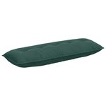 vidaXL Coussin de Dos Vert foncé 140 x 50 cm Tissu en velours côtelé