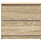 vidaXL Meuble TV chêne sonoma 60x35x54 cm bois d'ingénierie