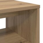 vidaXL Meuble TV Chêne artisanal 60 x 35 x 40 cm Bois d'ingénierie