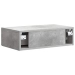 vidaXL Table d'appoint murale 59 x 34 5 x 17 cm Bois d'ingénierie