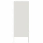 vidaXL Buffet haut blanc 68x39x101 5 cm acier
