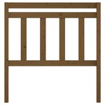 vidaXL Tête de lit Marron miel 96x4x100 cm Bois massif de pin