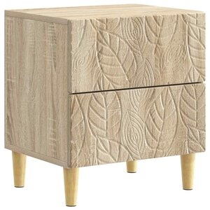 vidaXL Table de chevet Chêne Sonoma 43 x 34 5 x 48 cm