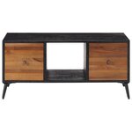 vidaXL Table basse 90x50x41 cm teck de récupération massif