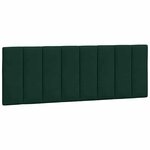 vidaXL Cadre de lit sans matelas Hanko vert foncé 140x200 cm velours