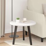 vidaXL Plateau de table Blanc 50 x 50 x 1.5 cm Bois d'ingénierie
