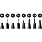 Etui de 8 stylos à encre de chine 'PITT artist pen' Pte Assorties Noir FABER-CASTELL