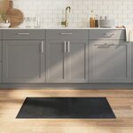 vidaXL Tapis rectangulaire gris 60x100 cm bambou