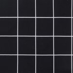 vidaXL Coussins de palette lot de 3 motif à carreaux noir tissu Oxford