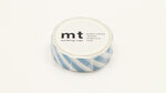 Masking Tape MT rayures bleu gris - stripe grayish sjy