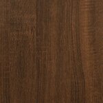 vidaXL Table basse chêne marron 90x60x35 cm bois d'ingénierie