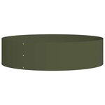 vidaXL Cache-pot de jardin 5 Pièces Vert olive 80 x 80 x 20 cm